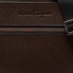 Salvatore Ferragamo Tabacco Leather Messenger Bag