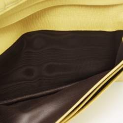 Pre Owned Salvatore Ferragamo Dark Brown Leather Long Wallet