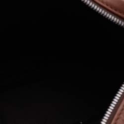 Pre Owned Salvatore Ferragamo Brown Leather Messenger Bag