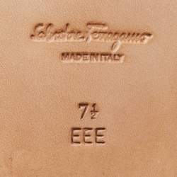 Pre Owned Salvatore Ferragamo Yellow Python Leather Mason Loafers Size 41.5