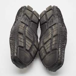 Salvatore Ferragamo Black Python Leather Mason Loafers Size 43.5