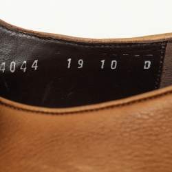 Salvatore Ferragamo Brown Leather Lace Up Derby Size 44