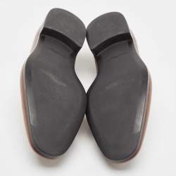 Pre Owned Salvatore Ferragamo Brown Leather Penny Loafers Size 45.5