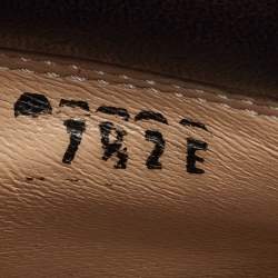 Salvatore Ferragamo Dark Brown Suede Lace Up Mid Sneakers Size 41.5