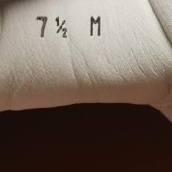 Pre Owned Salvatore Ferragamo White Leather and Suede Cassina Sneakers Size 41.5