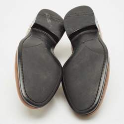 Salvatore Ferragamo Brown Leather Penny Loafers Size 40.5