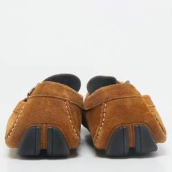 Salvatore Ferragamo Brown Suede Parigi Loafers Size 43