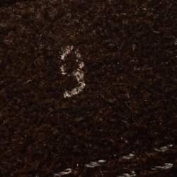 مملوكة مسبقًا حذاء لوفرز سالفاتوري فيراغامو غانتشو جلد بني داكن بدون كعب مقاس 43