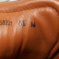 Pre Owned Salvatore Ferragamo Brown Leather Cult 6 Lace Up Sneakers Size 42.5