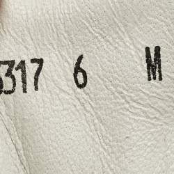 مملوكة مسبقًا Salvatore Ferragamo Gancini Size 40 Black Leather Lace Up Sneakers