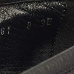 Pre Owned حذاء لوفرز سالفاتوري فيراغامو كاسبيان جلد أسود مقاس 42