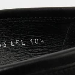 Pre Owned حذاء لوفرز سالفاتوري فيراغامو كاسبيان جلد أسود مقاس 42