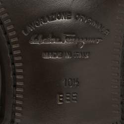 مملوكة مسبقًا حذاء سالفاتوري فيراغامو دياربي أليكانتي جلد بني مقاس 41