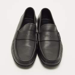 مملوكة مسبقًا Salvatore Ferragamo Dupont Size 43 Black Leather Penny Loafers