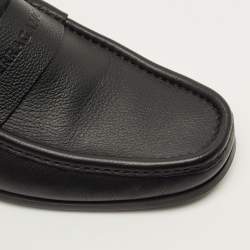 مملوكة مسبقًا Salvatore Ferragamo Dupont Size 43 Black Leather Penny Loafers