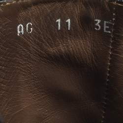 Pre Owned Salvatore Ferragamo Size 45 Black Leather Chelsea Boots