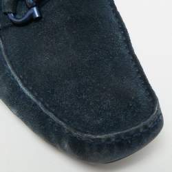 مملوكة مسبقًا حذاء لوفرز سليب أون سالفاتوري فيراغامو جلد خمري مقاس 40.5