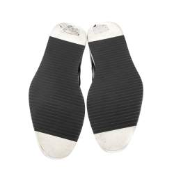 Pre Owned  حذاء أوكسفورد سالفاتوري فيراغامو فاموسو برباط جلد مفرغ أسود مقاس 41