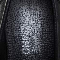 Pre Owned حذاء لوفرز سالفاتوري فيراغامو برافو جلد أسود مقاس 43