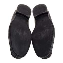 Pre Owned حذاء لوفرز سالفاتوري فيراغامو تازيو جلد بني مقاس 44