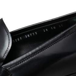 Pre Owned حذاء لوفرز سالفاتوري فيراغامو جلد أسود سليب أون مقاس 44