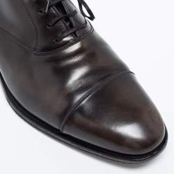 Salvatore Ferragamo Two Tone  Leather Aiden Oxfords Size 43