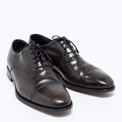 Salvatore Ferragamo Two Tone  Leather Aiden Oxfords Size 43
