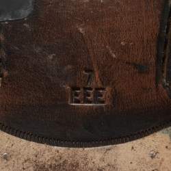 مملوكة مسبقًا Salvatore Ferragamo Black Leather Slip On Loafers Size 41 