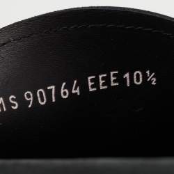 Pre Owned Salvatore Ferragamo Dark Grey Nubuck Leather Gancini Loafers Size 44.5