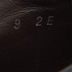 Salvatore Ferragamo Black Leather Brogue Oxfords Size 43