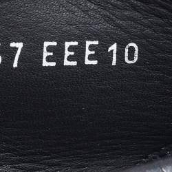 Pre Owned Salvatore Ferragamo Black Leather Gancini Bit Loafers Size 44