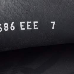 Pre Owned Salvatore Ferragamo Red Textured Leather Gancini Loafers Size 41