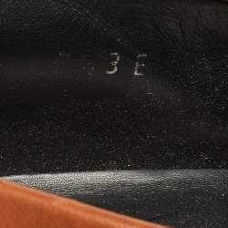 Pre Owned Salvatore Ferragamo Brown Leather Gancini Loafers Size 42