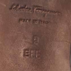 Pre Owned Salvatore Ferragamo Black Leather Gancini Bit Loafers Size 43