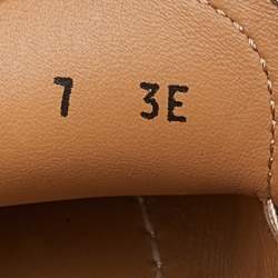 Pre Owned Salvatore Ferragamo Brown Leather Gancini Loafers Size 41