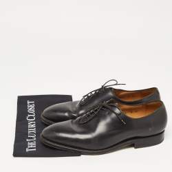 Salvatore Ferragamo Black Leather Lace up Bit Loafers Size 43