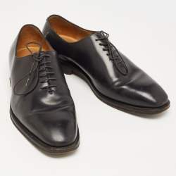 Salvatore Ferragamo Black Leather Lace up Bit Loafers Size 43