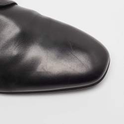 Salvatore Ferragamo Black Leather Lace Up Oxfords Size 43
