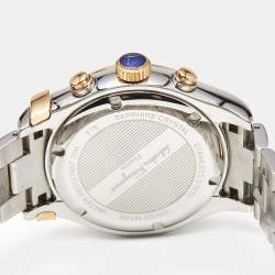 Pre Owned Salvatore Ferragamo 1898 Series F78LCQ9501 White Dial Two-Tone Stainless Steel Men's Wristwatch 42 mm
