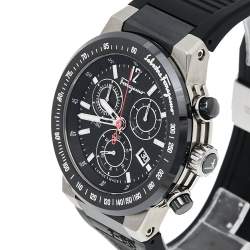 Salvatore Ferragamo Black Titanium & Ceramic F-55 SFDL00118 Men's Wristwatch 44 mm