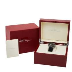 Salvatore Ferragamo Black Titanium & Ceramic F-55 SFDL00118 Men's Wristwatch 44 mm