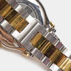 Pre Owned  Salvatore Ferragamo Black Two-Tone Stainless Steel 1898 F62LBQ9509S095 Men's Wristwatch 39 mm