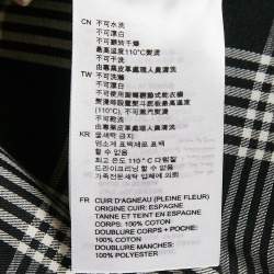 Pre Owned Sandro Beige Gabardine Cotton Long Double Breasted Trench Coat XL