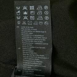 Pre Owned Sandro Black Stretch Knit Polo T-Shirt L