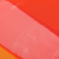 Pre Owned Sandro Orange Flowing Striped Crepe Short Sleeve Shirt M