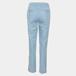 Pre Owned Sandro Blue Cotton Trouser S