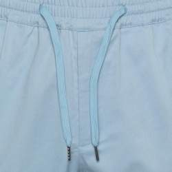 Pre Owned Sandro Blue Cotton Trouser S