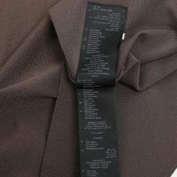 Pre Owned Sandro Grey Stretch Knit Polo T-Shirt M