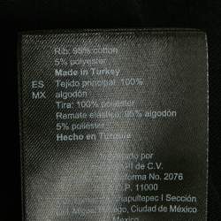 مملوكة مسبقًا Sandro Navy Blue Jersey Shoulder Stripe Detail T-shirt L