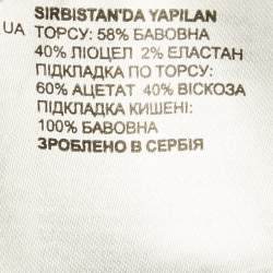 مملوكة مسبقًا Sandro Beige Gabardine Short Coat XL